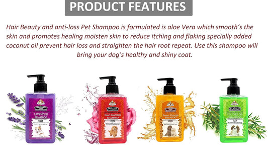 Nootie Color Enhancement Rose Essential Oil Shampoo 300 Ml for Dogs