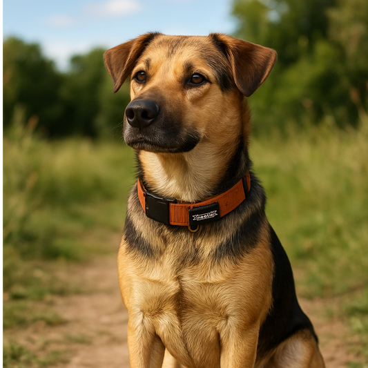Nootie Plush Padded Collar Brown Color Detailing