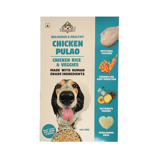 Nootie Freshly Wholesome Chicken Pulao | Chicken Rice & Veggies Flavor Gluten Free Non Vegetarian Meal 100 Gm