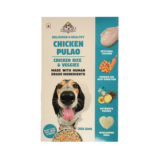 Nootie Freshly Wholesome Chicken Pulao | Chicken Rice & Veggies Flavor Gluten Free Non Vegetarian Meal 300 Gms