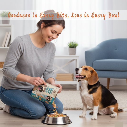 Nootie Freshly Wholesome Wet Dog Food | Buy 1 Get 1 (300g + 100g) | All Natural, Non-Vegetarian Meal with Real Chicken, Rice & Veggies | Gluten Free, Ready-to-Eat Chicken Pulao, Adult Dogs