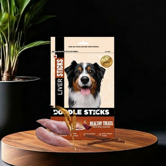Nootie Doodle Sticks – Real Chicken & Liver Dog Treats (70g) | Healthy, Collagen-Rich, Gluten-Free Snack for All Breeds