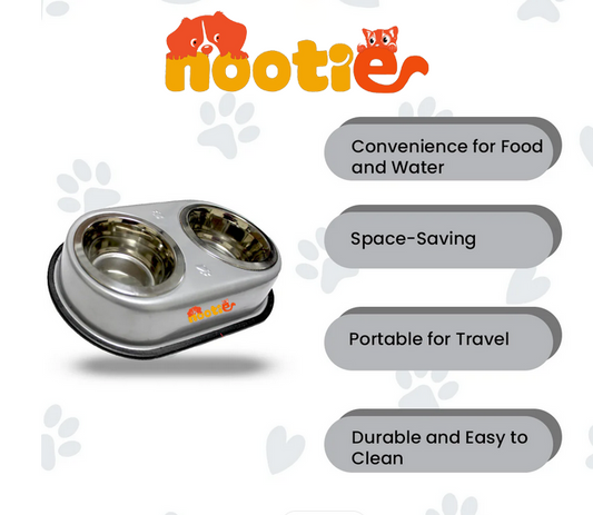 NOOTIE DOUBLE SIDE BOWL- MEDIUM