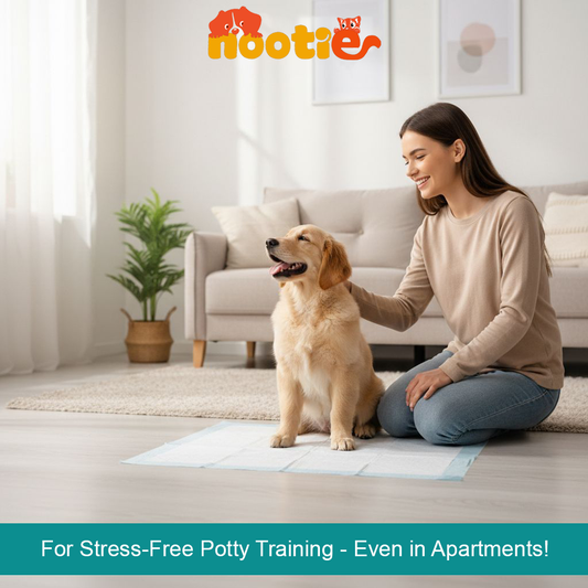 Nootie Puppy Training Pads  – Ultra-Absorbent, Leak-Proof & Odour-Control Potty Pads for Dogs