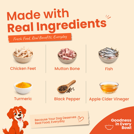 Nibblr Broths - Meal Topper for Dogs (Wet Food)