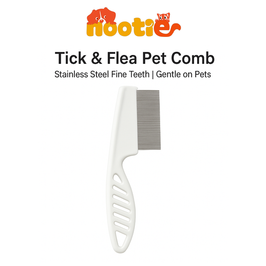 Nootie Tick & Flea Pet Comb for Dogs & Cats