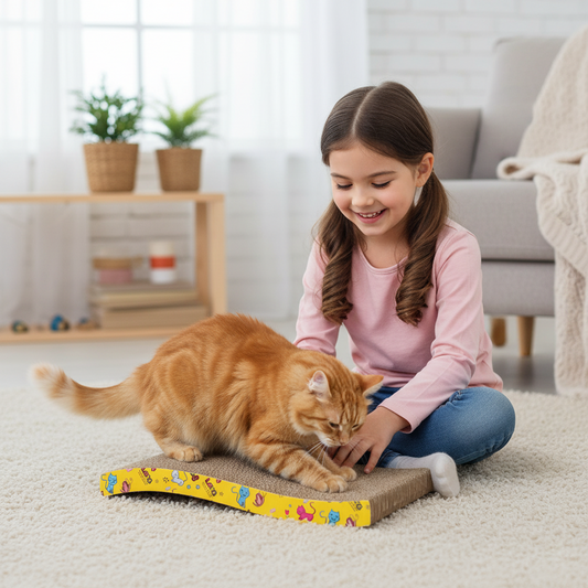 Nootie Cat Scratcher | Durable Scratch Board for Cats & Kittens | Eco-Friendly, Non-Toxic Material | All Breeds & Ages