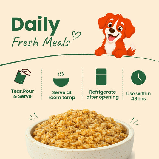 Nibblr Veg Pulao (100g) - 100% Veg Fresh Wholesome Dog Meal - nootie.in