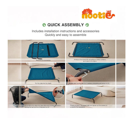 Nootie Elevated Dog Bed