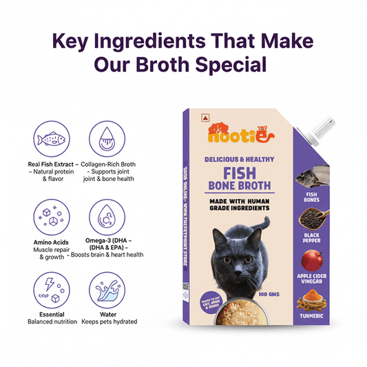 Nootie Natural Fish Broth for Dogs & Cats (100ml)