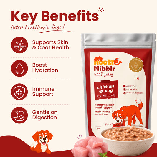Nibblr Gravies - Meal Toppers for Dogs (Wet Food)
