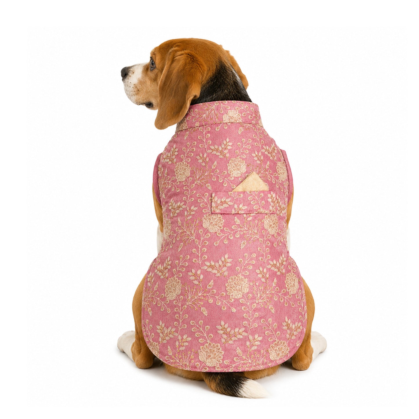 Nootie Dog Kurta - Pink Brocade | Traditional Ethnic Outfit for Weddings, Festivals and Celebrations