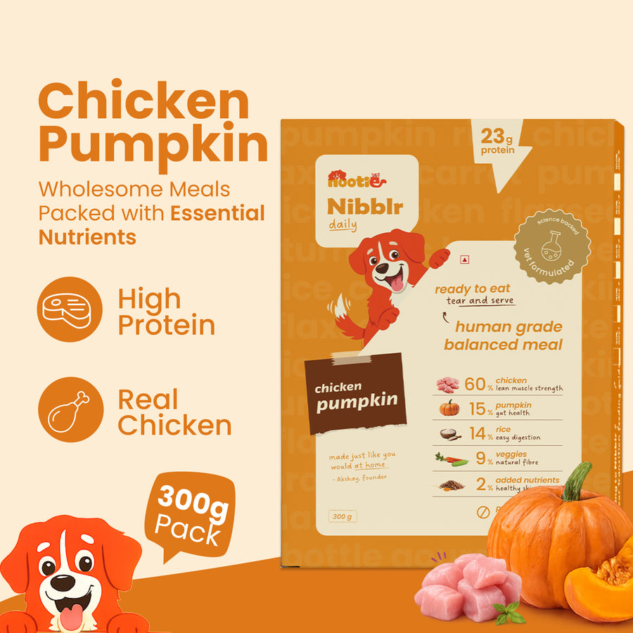 Nibblr Dog Meals - Chicken Pumpkin
