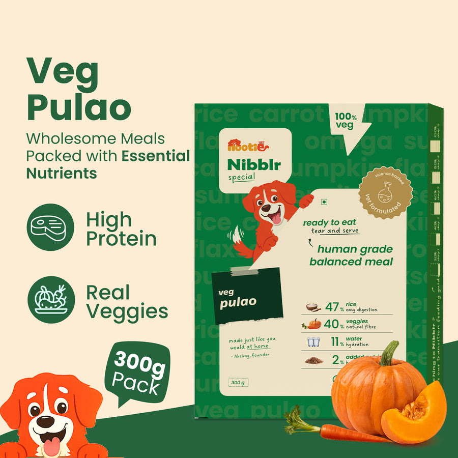 Nibblr Dog Meals - Veg Pulao