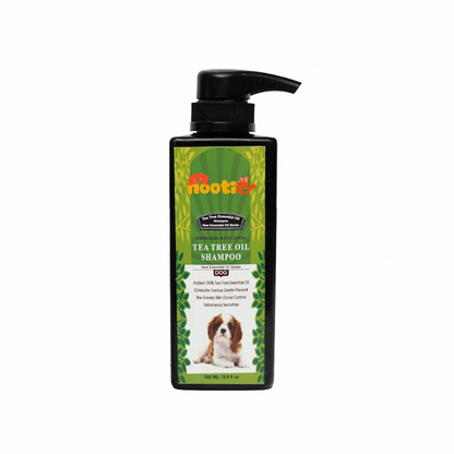 Nootie Tea Tree Oil Shampoo for Dogs (300 ml) | Deep Cleansing, Oil Control & Skin Purifying Formula