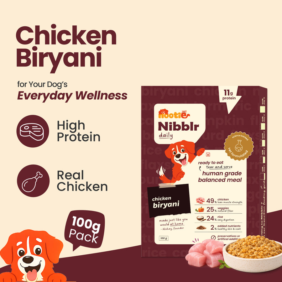 Nibblr Dog Meals - Chicken Biryani