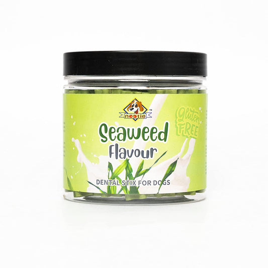 Nootie Gluten Free Dental Stix for Dogs,Treats for All Life Stages Seaweed Flavour 220 Gm Box