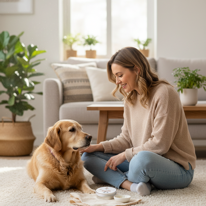Nootie Pet Paw Butter with Shea Butter, Mango Butter & Lavender Essential Oil for Dogs & Cats (100g) | Moisturises, Heals & Protects Dry Paws