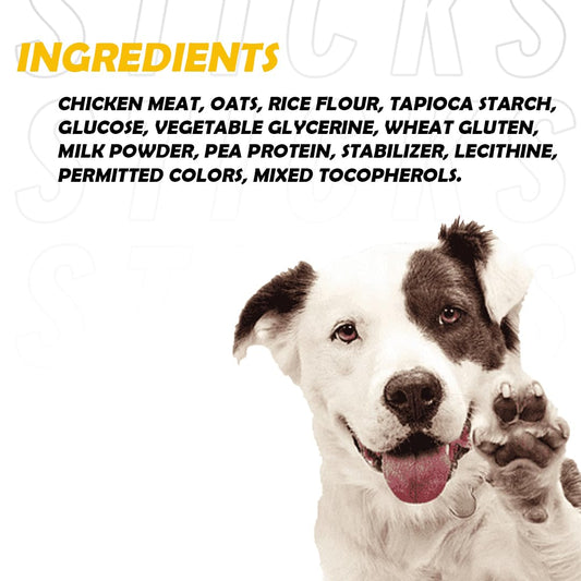 Doodle Sticks Suitable for All Breads Healthy Treats with Real Chicken - Milk Stick 70 Gm