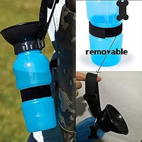 Nootie Travel Water Bottle for Dogs & Cats | Portable Pet Water Dispenser with Built-In Bowl (350ml)