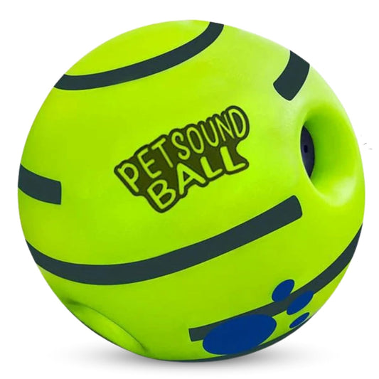 Nootie 5.5-Inch Interactive Giggle Ball Squeaky Dog Toy for Medium to Large Breeds, Durable Non-Toxic PVC Chew Ball for Stress Relief, IQ Training, Keeps Dogs Happy & Healthy