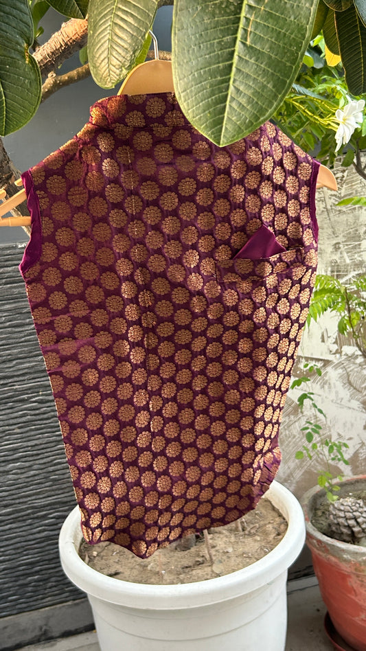 Nootie Festive Sherwani for Pets- Purple
