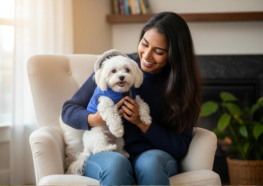 Nootie Dog Fur Collar Jacket -Stylish Winter Wear for All Breeds