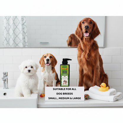 Nootie Tea Tree Oil Shampoo for Dogs (300 ml) | Deep Cleansing, Oil Control & Skin Purifying Formula