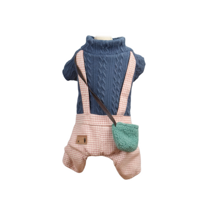 Nootie Winter Double Layer Jumpsuit for Dogs | Soft, Warm and Lightweight | Easy Wear Button Design