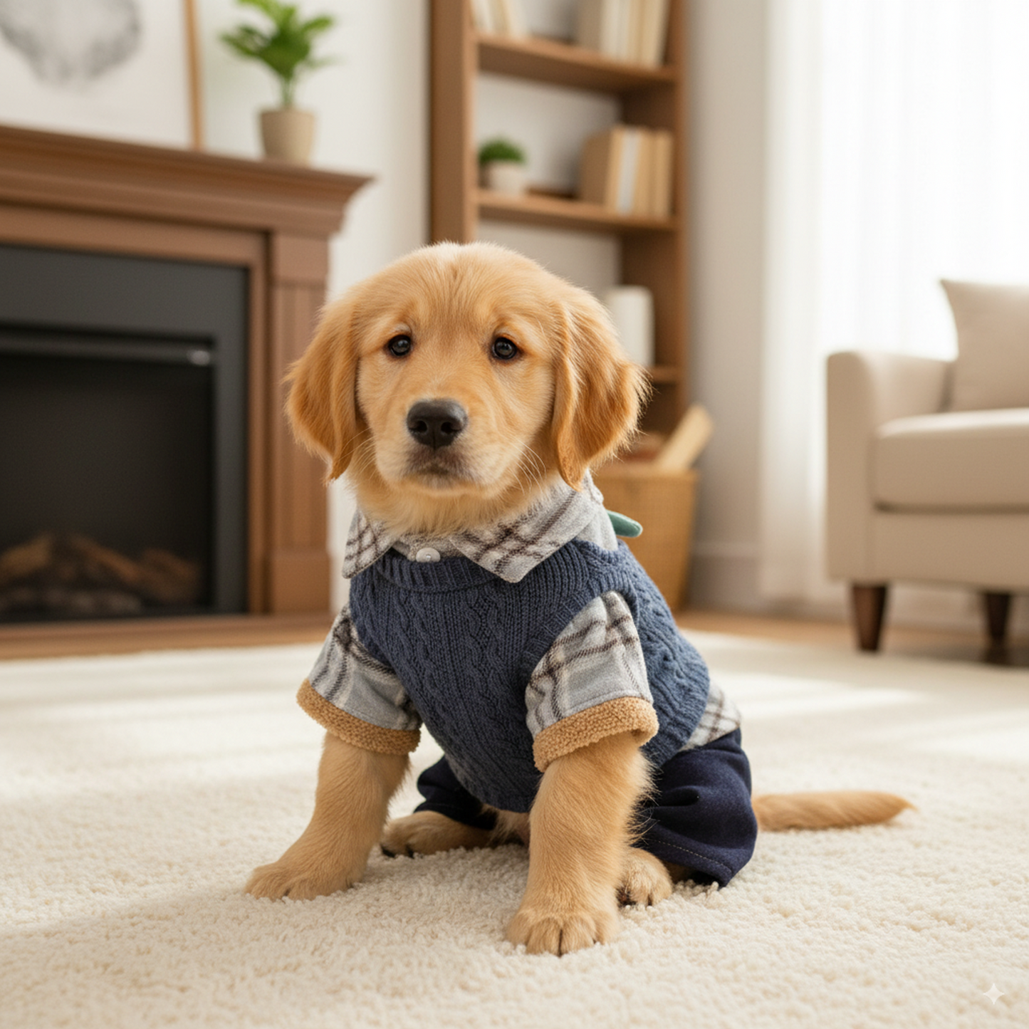 Nootie Winter Double Layer Jumpsuit Cloth for Dogs