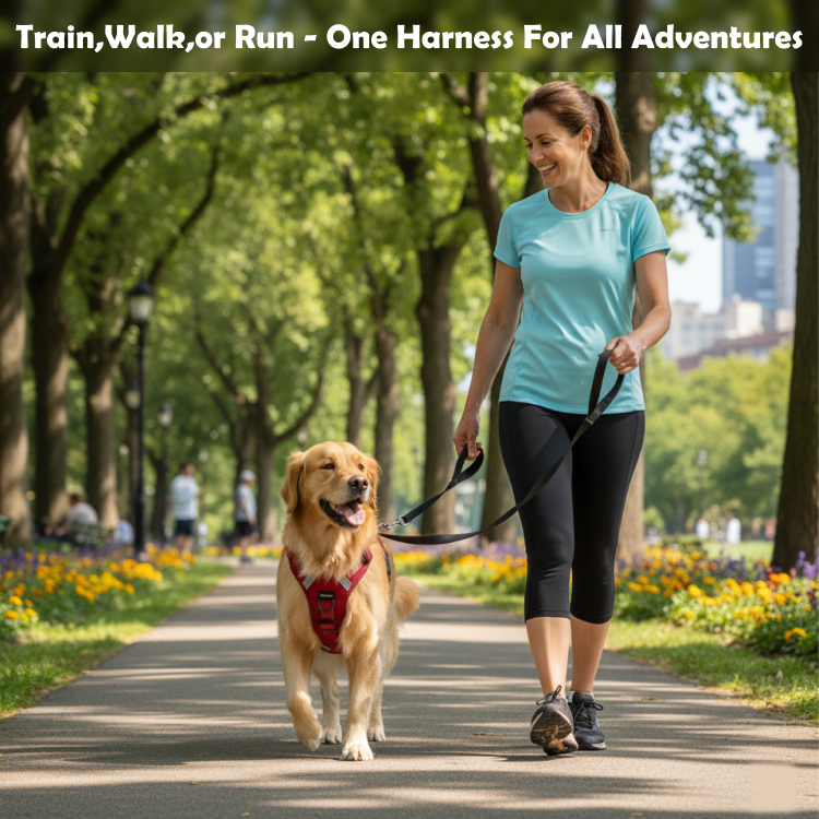 Nootie No-Pull Reflective Dog Harness | Anti-Choke Training Vest with Soft Padding and Easy-Control Handle