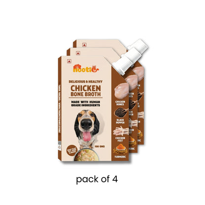 Nootie Natural Chicken Broth for Dogs & Cats – Nutrient-Rich, Hydrating Meal Topper (100ml)