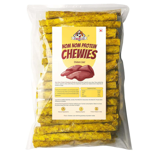 Nootie Munchy Sticks - 1 kg for All Stages Dogs, Perfect for Traning & Treating l Long Lasting Chew
