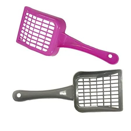 Nootie Durable Cat Litter Scooper | High-Grade Plastic, Easy-Clean Scoop for Cat Litter Boxes | 1 Piece (Color May Vary)