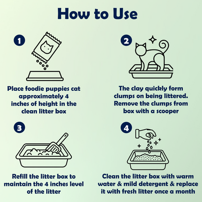 Nootie Premium Cat Litter (Non-Scented) | 100% Natural Bentonite, 99% Dust-Free & Super Absorbent Clumping Litter for Cats – 5 kg