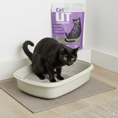 Nootie Premium Cat Litter (Non-Scented) | 100% Natural Bentonite, 99% Dust-Free & Super Absorbent Clumping Litter for Cats – 5 kg
