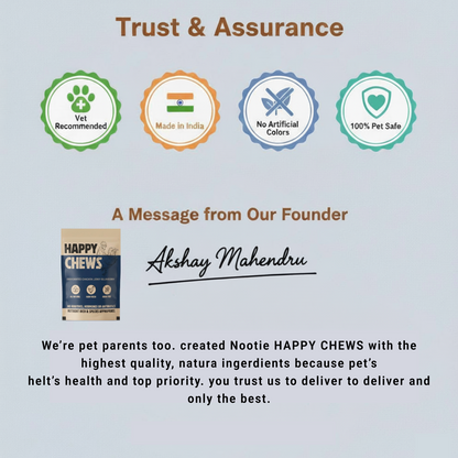 Nootie Happy Chews – Dehydrated Chicken Jerky Blueberry Dog Treats (80g) | All-Natural, Grain-Free Protein Snack