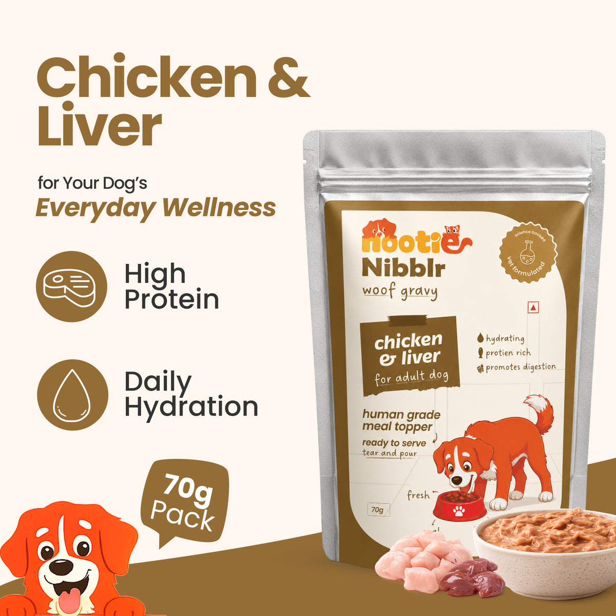Nibblr Dog Gravy - Chicken Liver