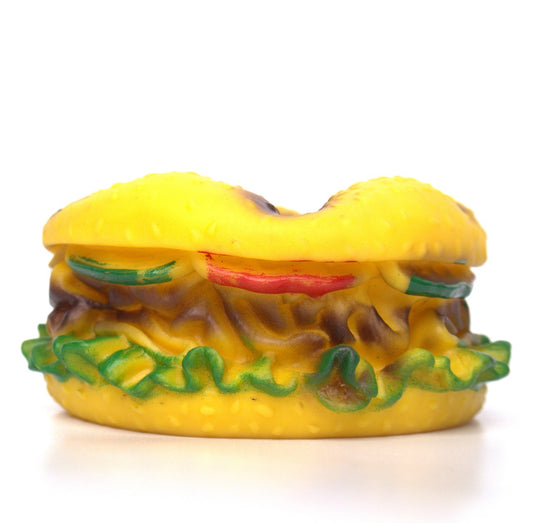 Nootie Burger Dog Squeaky Toy