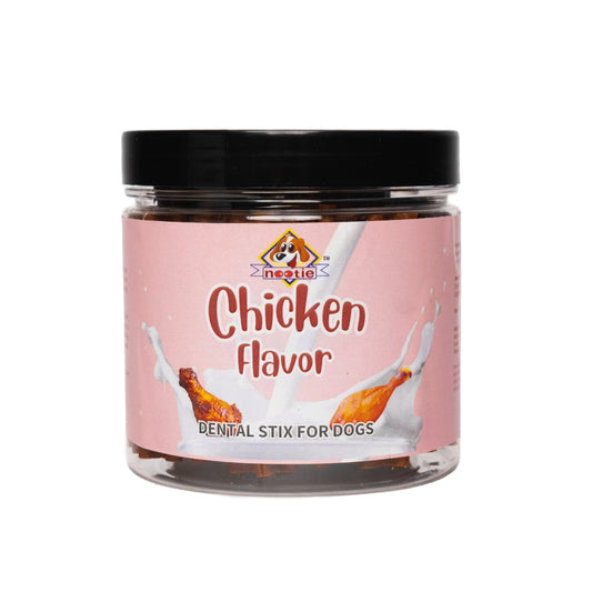 Nootie Gluten Free Dental Stix for Dogs,Treats for All Life Stages Chicken Flavour 220 Gm Box