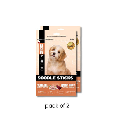 Nootie Doodle Sticks – Real Chicken Dog Treats (70g) | Healthy, Collagen-Rich, Gluten-Free Snack for All Breeds