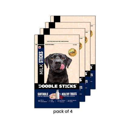Nootie Doodle Sticks – Real Chicken & Milk Dog Treats (70g) | Healthy, Collagen-Rich, Gluten-Free Snack for All Breeds