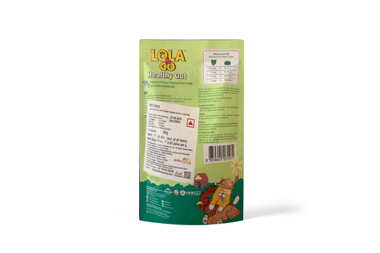 Lola & Co Tuna and Chicken Cat Jelly for Healthy Gut Pack of 12