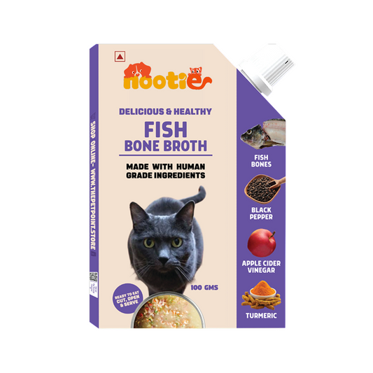 Nootie Natural Fish Broth for Dogs & Cats – Nutrient-Rich, Hydrating Meal Topper (100ml)