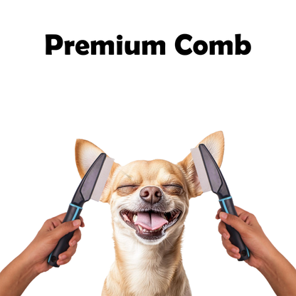 Nootie Furrtoolz Premium Flea Comb for Dogs & Cats | Fine Teeth Precision & Ergonomic Grip
