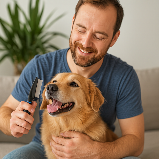 Nootie Furrtoolz Premium Flea Comb for Dogs & Cats | Fine Teeth Precision & Ergonomic Grip