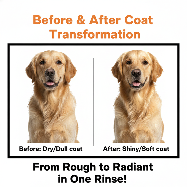 Nootie Pet Rinse-Off Conditioner with Shea Butter & Tea Tree Oil for Dogs & Cats (200 ml) | Deep Nourishment, Softness & Shine