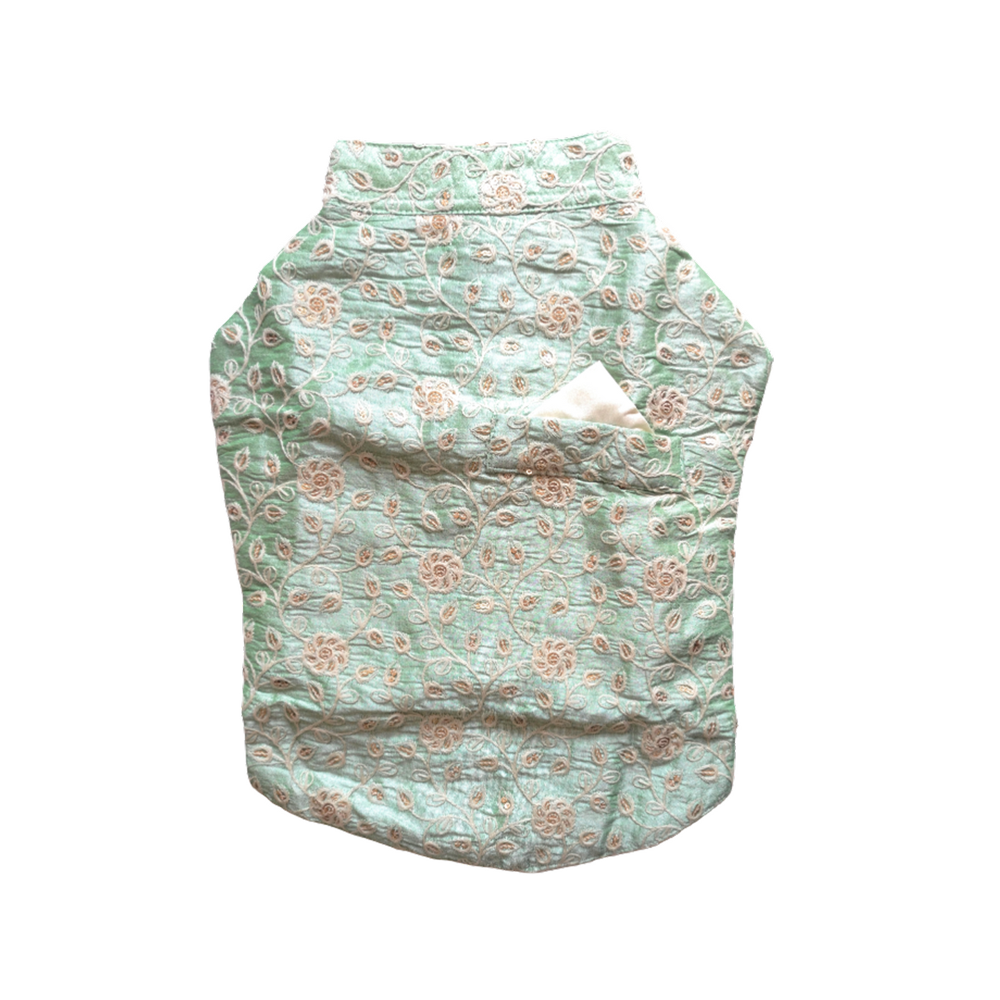 Nootie Festive Sherwani for Dogs – Light Green | Stylish Outfit for Weddings & Festivals