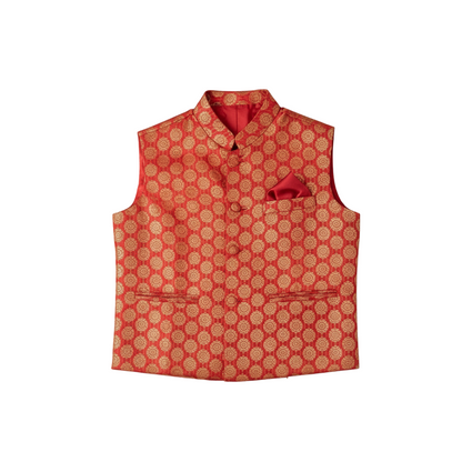 Nootie Festive Sherwani for Dogs – Red | Stylish Outfit for Weddings & Festivals