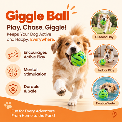 Nootie Dog Giggle Ball Toy